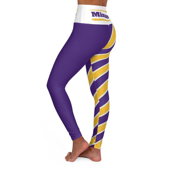 Minnesota Football Themed   Yoga Leggings