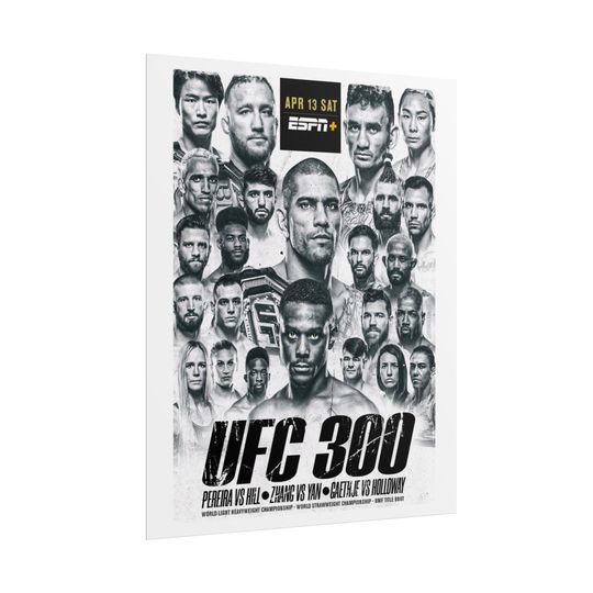 UFC 300 Poster