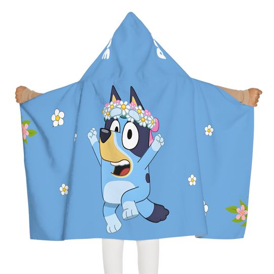 BlueyDad Summer Hooded Towel