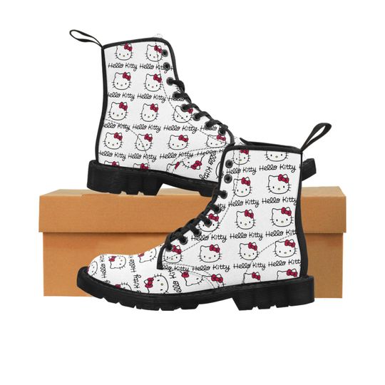 HELLO KITTY Women's Canvas Boots