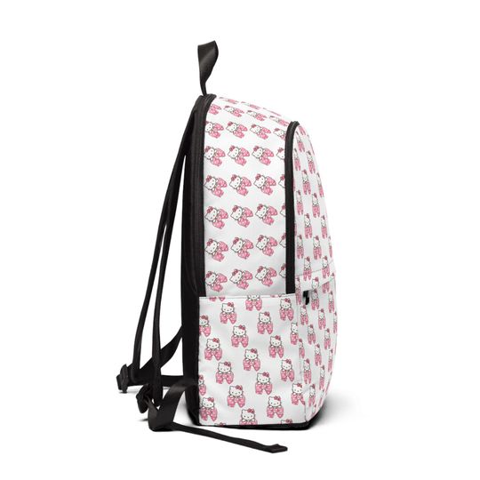 HELLO KITTY Unisex Fabric Backpack