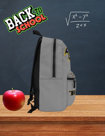 Personalized Baltimore Ravens Backpack for Kids | Custom Name Space | Team Spirit Gear
