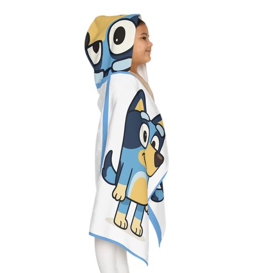BlueyDad Dog Hooded Towel