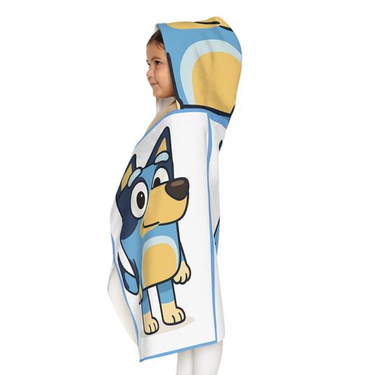 BlueyDad Dog Hooded Towel