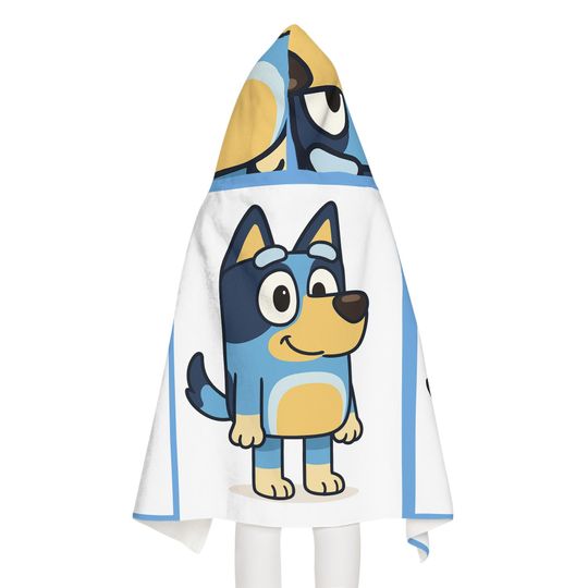 BlueyDad Dog Hooded Towel