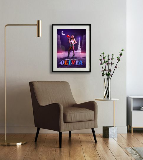 Olivia Rodrigo Signed Sour Guts Singer Poster