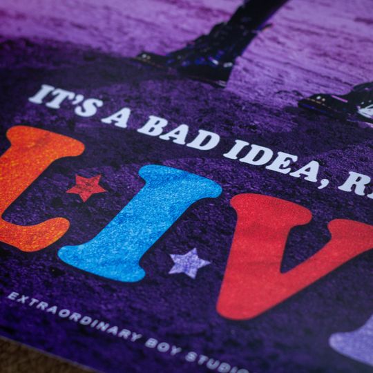 Olivia Rodrigo Signed Sour Guts Singer Poster