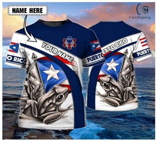 Beautiful Shirt Puerto Rico Personalized Name Classic Unisex Shirt