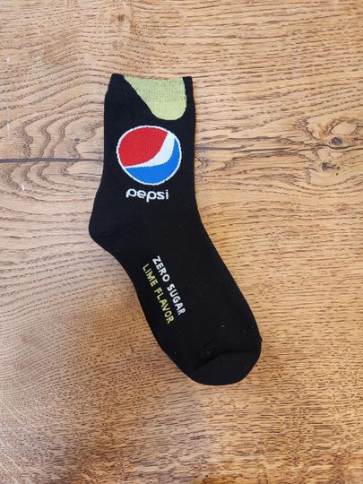 Cute Pepsi Max Lime Socks