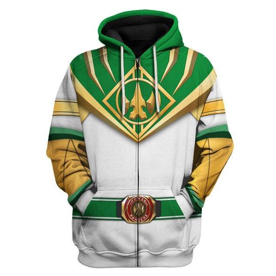 Lord Drakkon Mighty Morphin Costumes 3D Zip Hoodie, Superhero Cosplay 3D All Over Print Shirt