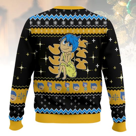 Inside Out Joy Christmas Ugly Sweater, Joy  Holiday Sweater