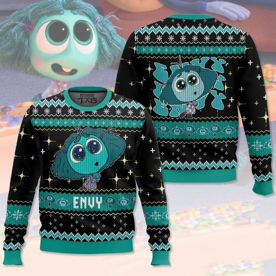 Inside Out Ugly Christmas Sweater, Disney Inside Out Shirt