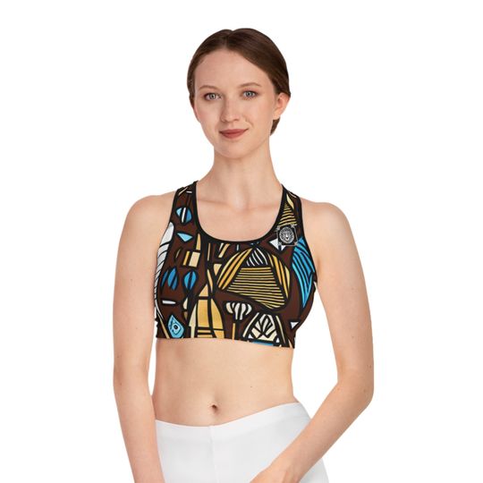 Lioness Pride Series 6: African Pattern Inspired Sports Bra