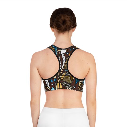 Lioness Pride Series 6: African Pattern Inspired Sports Bra