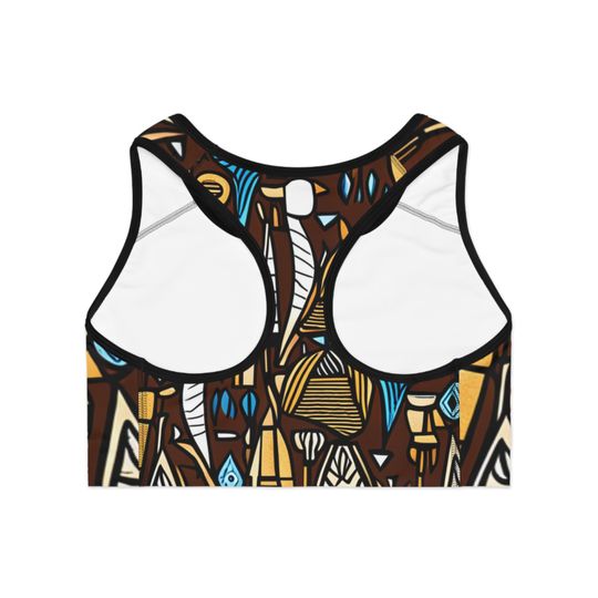 Lioness Pride Series 6: African Pattern Inspired Sports Bra