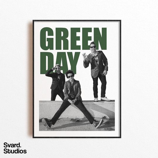 Poster Green Day - Music Poster Gift