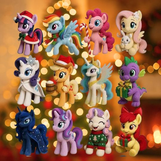 My Little Pony Advent Calendar 2025 | 2D Ornament Set