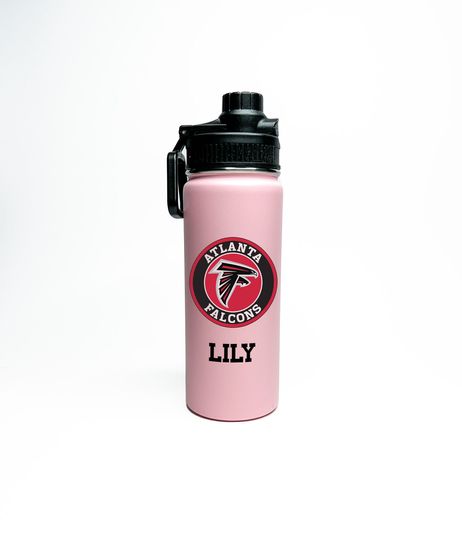 Personalized Name Custom American Pro Football Name Stainless Steel Water Bottles Sports Lid