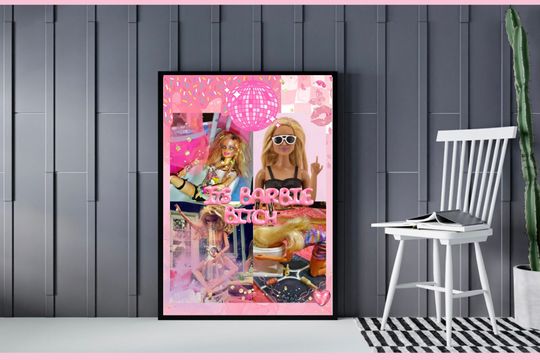 Pink Barbie Disco Party | Dorm Room | Picture