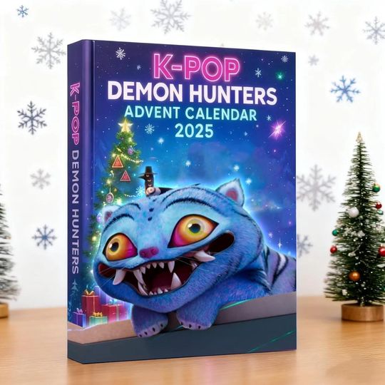 2D Kpop Christmas Advent Calendar, 24-Day Countdown Gift Box, Resin Charms, K-Pop Fan Holiday Gift, kPOP 24 Collectible for Kids Gift