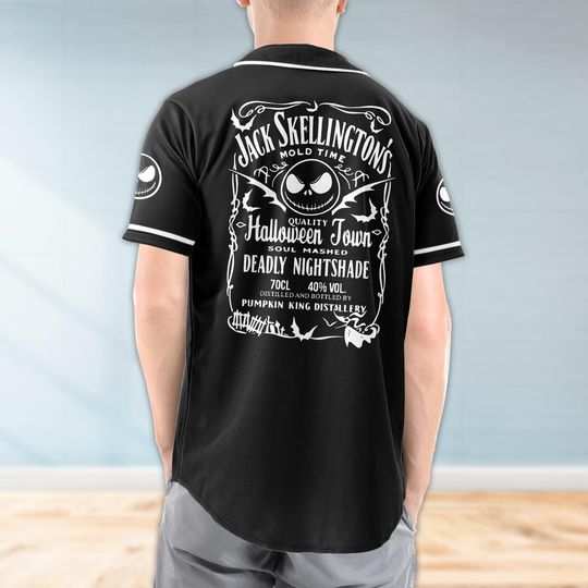 Custom Jack Skellington Baseball Jersey - Nightmare Before Christmas Shirt