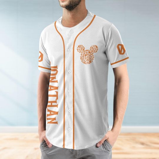 Custom Mickey And Friends Halloween Baseball Jersey