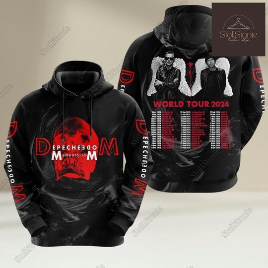 Depeche Mode World Tour 2024 Shirt, Depeche Mode Hoodie, DM Tour