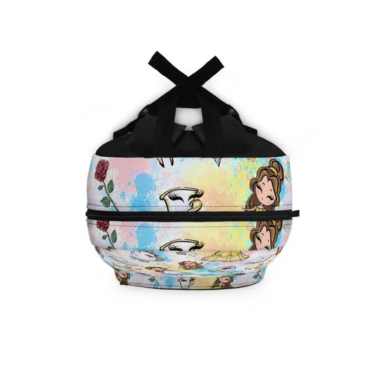 Multicolored Belle Backpack, Beauty and the Beast Backpack, Disney Backpack