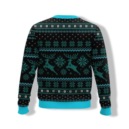 Disney Monsters Inc Christmas Sweater, Scary Christmas Monsters Sweater