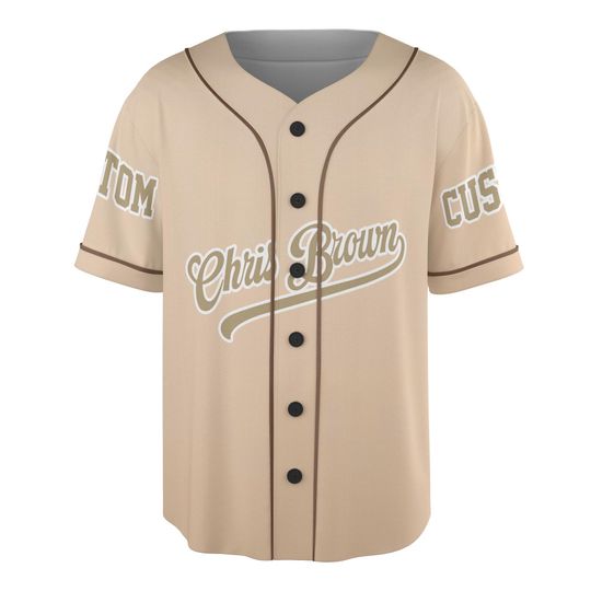 Personalized Breezy Bowl XX 2025 Baseball Jersey: Chris Brown Tour Shirt