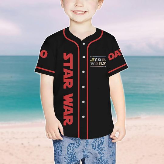 Disney Star Wars Retro Baseball Jersey, Darth Vader, Stormtrooper, Movie Lover Gifts