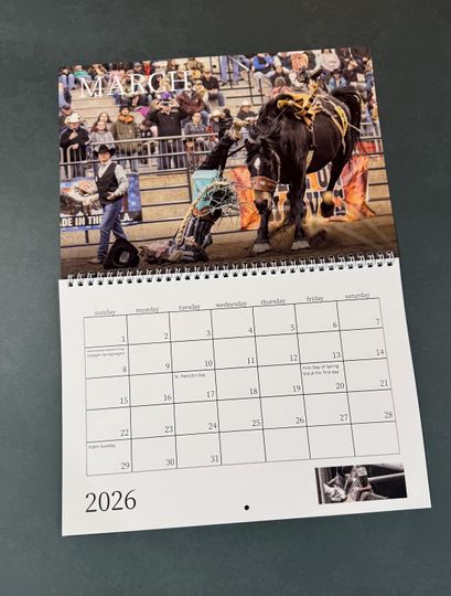 2026 | Rodeo | Wall Calendar | 11x17