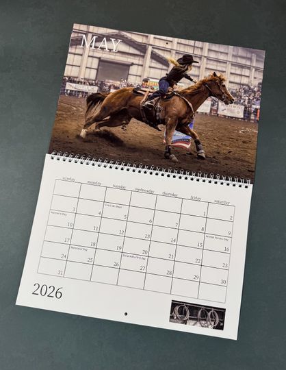 2026 | Rodeo | Wall Calendar | 11x17
