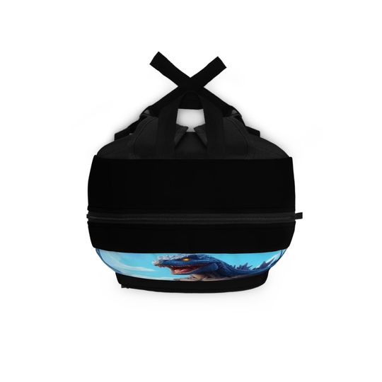 Personalized god zilla Backpack | Custom Name Hero Bookbag | Back to School Bookbag for Boys | Boys Backpack | Superhero Name Backpack