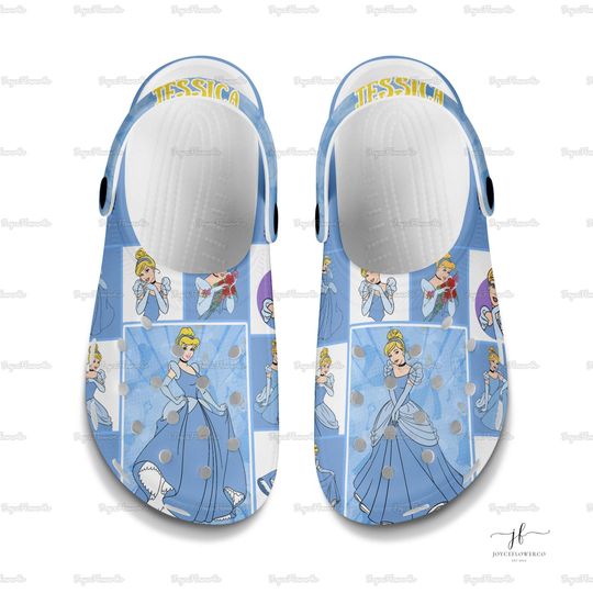 Custom Name Cinde Shoes, Disney Princess Sandals, Cinde Shoes