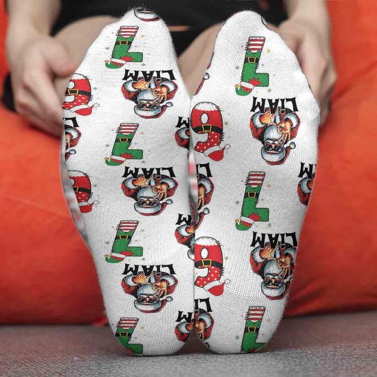 Personalized 67 Six Seven Socks, Funny Christmas Sock Gift, Trendy Viral Black 67 Socks, Minimal Streetwear Style Unique Christmas Gift Idea
