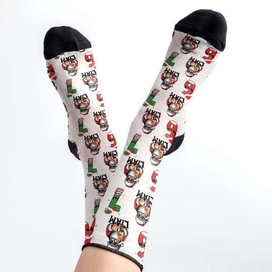 Personalized 67 Six Seven Socks, Funny Christmas Sock Gift, Trendy Viral Black 67 Socks, Minimal Streetwear Style Unique Christmas Gift Idea