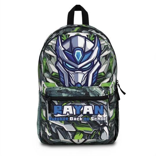 Backpack Mecha Transformers Design I Come back to School I Backpack school I Gift for Kids I Travel