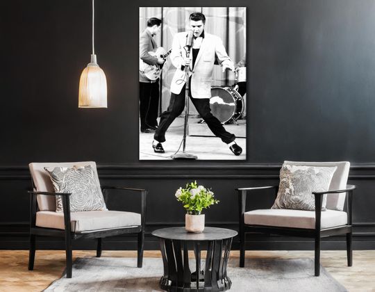 Elvis Presley  Rock and Roll Canvas Wall Art Print