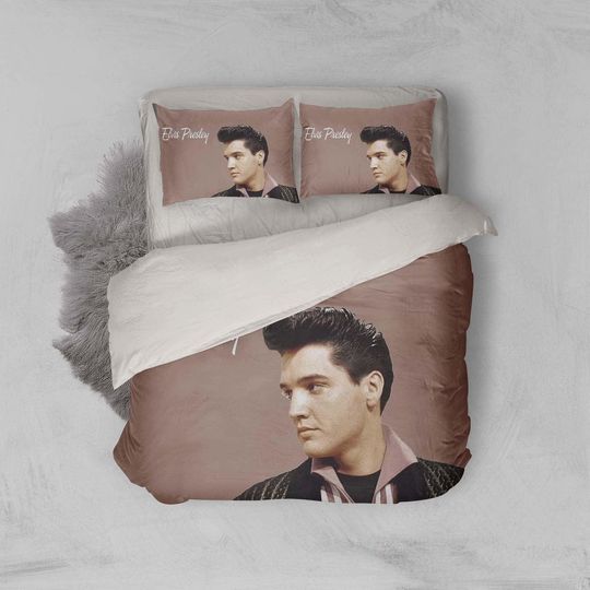 3D Rock Elvis Presley Bedding Set, Bedroom Decor