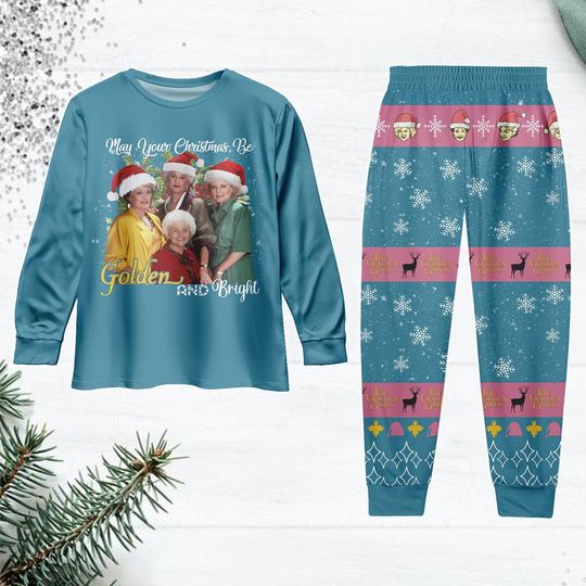 Stay Golden Christmas Family Pajama Set