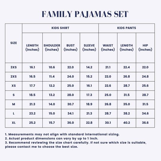 Stay Golden Christmas Family Pajama Set