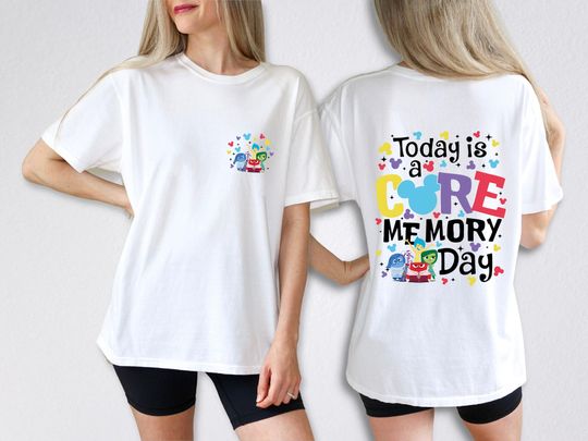 Today Is A Core Memory Day T-Shirt, Disney Inside Out T-Shirt, Inside Out 2 Double Side T-Shirt