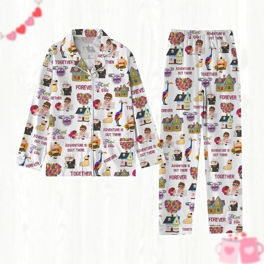 Carl And Ellie Pajamas Set, Up Women Pajamas
