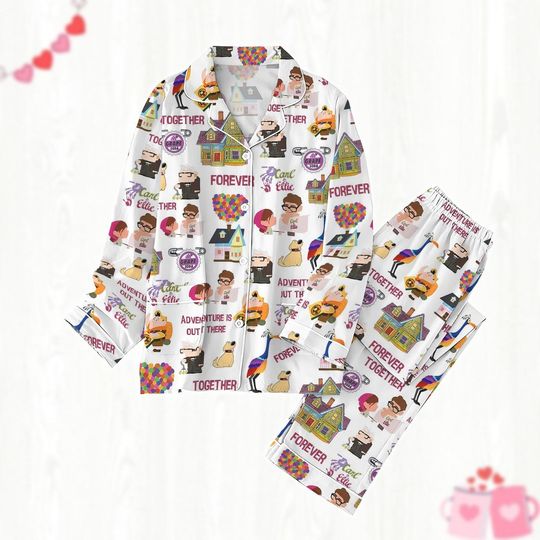 Carl And Ellie Pajamas Set, Up Women Pajamas