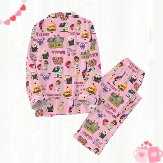 Carl And Ellie Pajamas Set, Up Women Pajamas