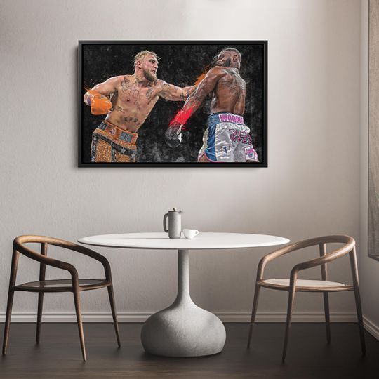 Jake Paul vs. Tyron Woodley Poster | Boxing Poster