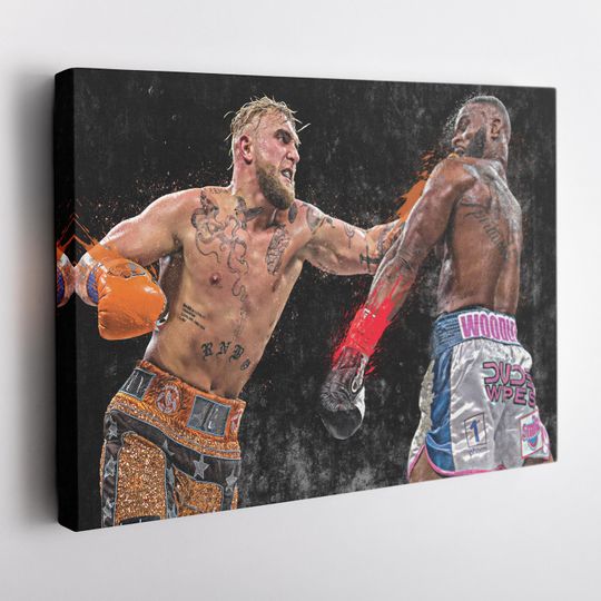 Jake Paul vs. Tyron Woodley Poster | Boxing Poster