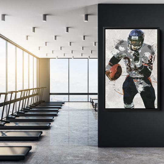 Walter Payton Poster, Chicago Bears - UNFramed Poster, Kids Decor, Man Cave Gift, Wall Art Decor
