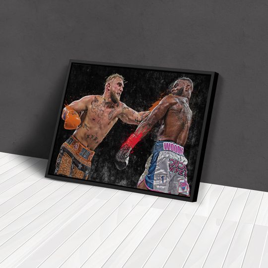 Jake Paul vs. Tyron Woodley Poster | Boxing Poster